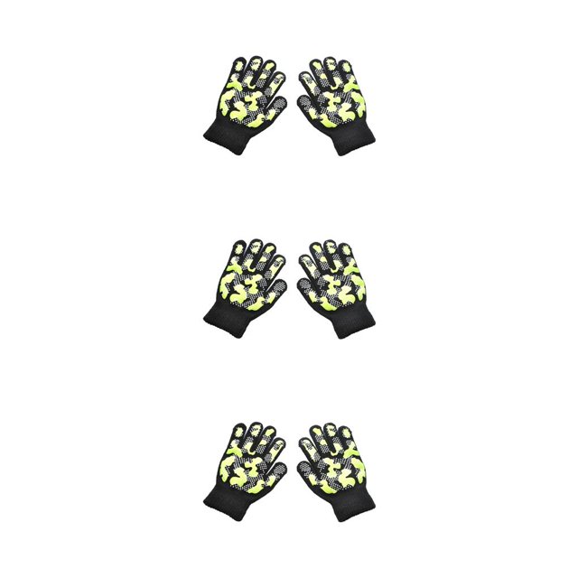 Qarigey 1 par de guantes de invierno para niños Guante de punto para niños Exquisita artesanía de tejido cálido Cubierta para mantener el calor Type1 NO1 Qarigey CBP367810