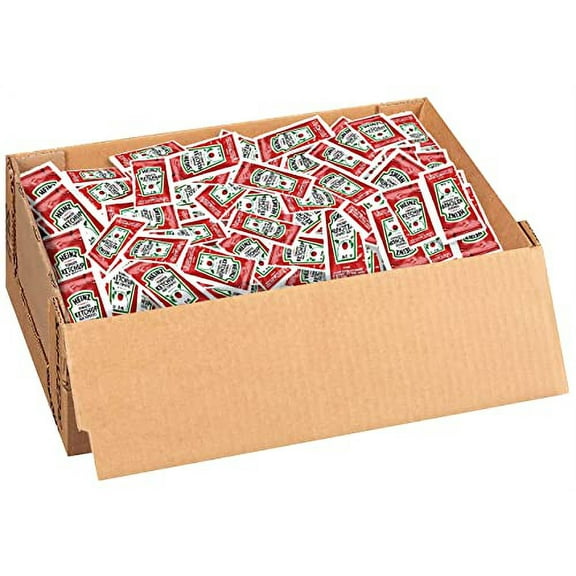 Heinz Tomato Ketchup, Single Serve Packets, For Restaurants, Schools, Parties, 27 Ounce, 300 Count