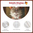 thumbnail image 3 of Defioc Haystack Meditating Cat for Christmas Tree Skirt Snowman Xmas Tree Skirt Farmhouse Christmas Decorations Tree Mat for Holiday Party Decor-30", 3 of 6