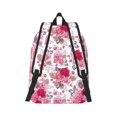thumbnail image 3 of Balery Peonies And Roses Vintage Canvas Backpack for Men and Women - Large Capacity, Durable Travel Laptop Bag for School, Work, Hiking, and Outdoor Activities, 3 of 7