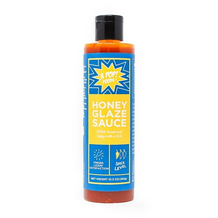 KPOP Foods Honey Glaze Wing Sauce, Sweet and Tangy Honey BBQ Sauce.