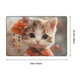 thumbnail image 2 of Shaggy Area Rug, Adorable Kitten In Kimono Rugs for Living Room Bedroom Non Slip Door Mat Indoor Carpet Machine Washable Nursery Home Decor Floor Mats for Entryway 60x39in, 2 of 5