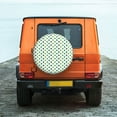 thumbnail image 6 of Bingfone Green polka dots Spare Tire Cover Weatherproof Universal Wheel Protectors for RV Camper Travel Trailer SUV Truck-16 inch, 6 of 6
