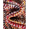 thumbnail image 4 of Unique Loom Chindi Chevron Collection Area Rug - Claire (9' x 12' Rectangle Multi/Black), 4 of 7