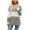 Khaki, variant on CQONEPT Womens Fall Winter Sweaters V Neck Henley Long Sleeve Pullover Color Block Lounge Button Tunic Tops Sky Blue S