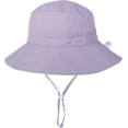 thumbnail image 4 of CoCopeaunts Wide Brim Bucket Hat for Kids Spring Summer Outdoor Sun Protection Headwear Baby Boy Windproof Rope Fisherman Hat, 4 of 8