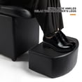 thumbnail image 2 of Artist hand Black Shampoo Barber Backwash Chair Salon Spa Beauty w/Ceramic Bowl,Sink, Foot Pedal, 2 of 14