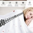thumbnail image 3 of Pratyus Fall Decor Tower Red Umbrella Flying Flannel Throw Blanket for Sofa Couch Cozy Outdoor Travel Blanket, All Seasons Long-Lasting Bed Blanket 40x50in, 3 of 6