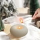 thumbnail image 4 of Velas flotantes de té | Velas votivas de parafina para bodas y fiestas | Decoración romántica para fiestas | Velas redondas blancas en 3 tamaños, 4 of 6