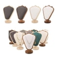 thumbnail image 2 of Osdhezcn Shop Display Necklace Bust Lint Fabric Sturdy Base Accessory for Merchandising, 2 of 12