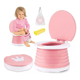 thumbnail image 2 of Inodoro Portátil Orinal Plegable Para Niños Malubero Rosa, 2 of 5