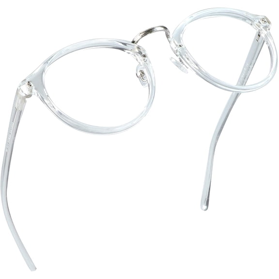 LifeArt Blue Light Blocking Glasses, Anti Eyestrain, Computer Reading Glasses, Gaming Glasses, TV Glasses for Women Men, Anti Glare (Clear, +0.75 Magnification)