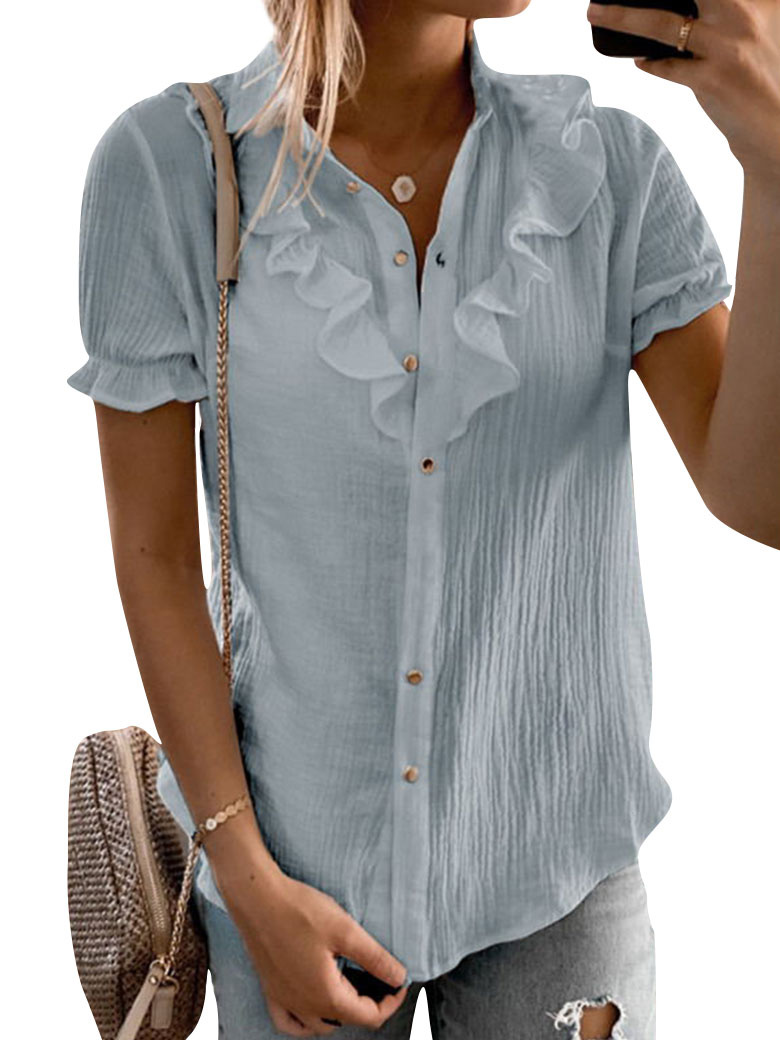 Lapel blouse Clearance