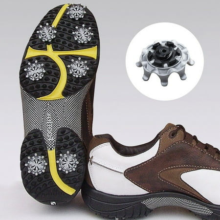 

TXRLCON 14pcs Golf Shoe Spikes for Golf Shoes Premium Sturdy TPR Material Spikes Pins for Golf Training Aids 14pcs