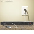 thumbnail image 3 of Pyle 19-Outlet 1U Rackmount PDU Power Distribution Unit - 15 Amp Surge Protector - USB Charging Port - Ground Lift - Circuit Breaker - 15FT Cord - 3, 3 of 5