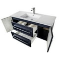 thumbnail image 5 of Cutler Kitchen and Bath Milano 48" Wood/Cultured Marble Bathroom Vanity in Blue, 5 of 5