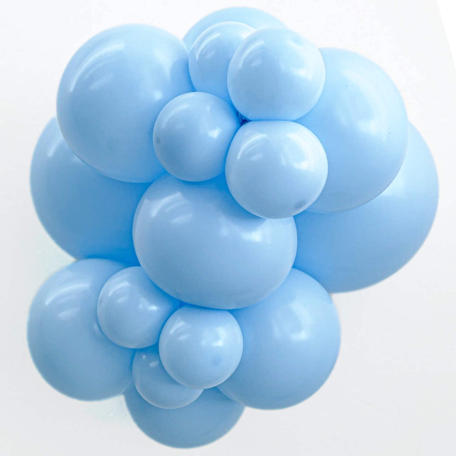5 inch Monet Pastel Blue TUFTEX Latex Balloons (50 Pack) - Party