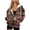 Aztec Brown, variant on Yuyamidu Womens Zip Up Hoodies Green Sweatshirt Oversized Sweatshirt for Women Clothes Hooded Sweatshirts Long Sleeve Workout Running Jacket XS
