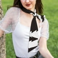 thumbnail image 2 of Zufioo Not All Who Wander Are Lost4 Print Women's Long Silk Scarves, Dust and Sun Protection Headscarves, Scarves, Handbags, Clothing Accessories, Suitable for Travel, Dating-One Size, 2 of 5