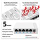 thumbnail image 4 of 5 Port 1000Mbps Network Ethernet Switch for Office Home EU Plug, 4 of 5