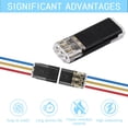 thumbnail image 5 of No-Stripping No-Soldering Quick Wire Connector Plug, Double Wire Splice Terminal for Electrical Cable Joint, D3 Type Fast Connection Clamp for Low Voltage Wiring Projects A, 5 of 5