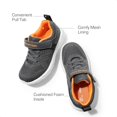 thumbnail image 4 of Zapatillas para Niños DREAM PAIRS EZ-Ons Gris Naranja Talla 12, 4 of 6
