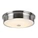 thumbnail image 3 of Aspen Creative Satin Nickel 63005S-1 Small LED Flush Mount Finish with Glass Shade, 3 of 10