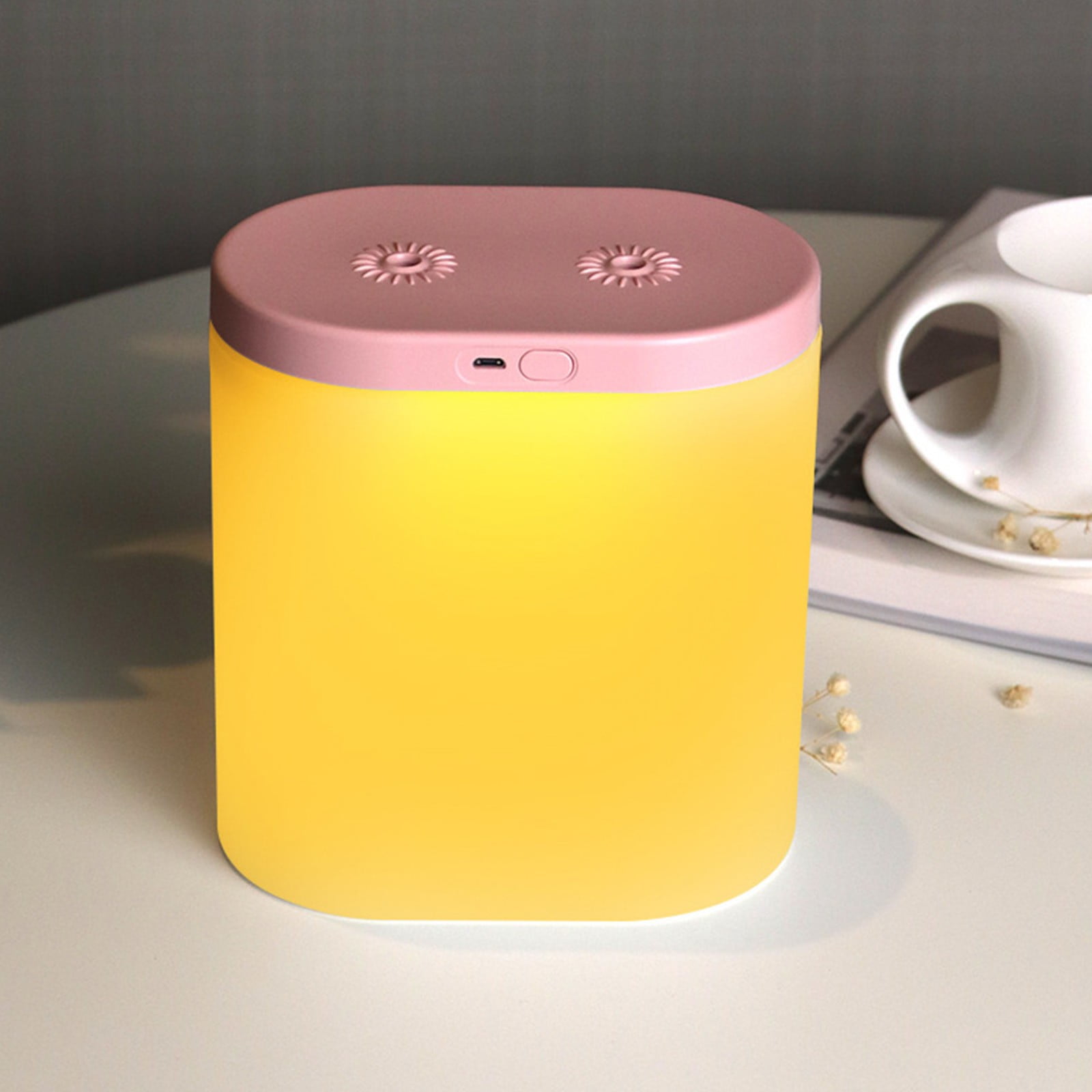 Humidifier Large Room,500Ml Mini Quiet Cool Mist Humidifier (Pink),Three Adjustable Modes,Air Humidifier for Home Baby Nursery & Plants