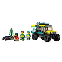 LEGO City 4x4 Off-Road Ambulance Rescue 162 Piece Building Set 40582
