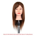 thumbnail image 2 of Modelo de cabello humano Peluquería Imitación Maniquí de cabeza Corte de pelo D-oll para decolora MABOTO Modelo del cabello humano, 2 of 7