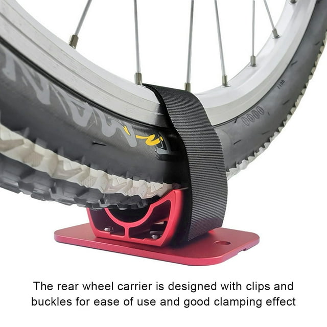 2Pcs Bicycles Front Fork Mount Anti-corrosive Fast Alloy Release Heavy Duty Nylon Buckle Aluminium Alloy Rear Wheel Rack Carrier Silver