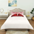 thumbnail image 6 of Dailycode Satin Pillow Case Standard Silk Pillow Cover for Hair and Skin Envelope Closure Cardinals in Love 20"x26", 6 of 9