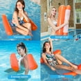 thumbnail image 2 of Pool Hammock,Pool Rafts Swimming Pool Floats Multi-Purpose Inflatable Water Hammock Swimming pool Inflatable bed for adults and children, 2 of 5