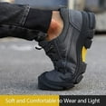 thumbnail image 6 of Steel Toe Safety Shoes Dirty Breathable Men's Work Shoes Anti-Smashing Anti-Puncture Hiking Shoes Non-Slip, 6 of 6