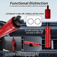 thumbnail image 4 of Car Glass Breaker - Seatbelt Cutter - Emergency Glass Breaker - With Test Glass - Red, Black - 4 Pieces, 4 of 4