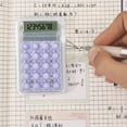 thumbnail image 6 of 8 Digits Display Silence Widescreen Mini Calculator Students Portable Transparent Electronic Calculator Daily Use, 6 of 7