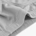 thumbnail image 4 of TANBOM Men's Bulge Enhancing Briefs Bamboo Viscose Underwear Gray M 1-Pack, 4 of 6