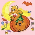 thumbnail image 2 of Infant's Care Bears Halloween Tenderheart Cute Pumpkin  Bodysuit, 2 of 3