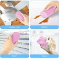 thumbnail image 3 of YFUIF 2-Pack Damp Clean Duster Sponge, Magic Eraser Sponge Baseboard Cleaner Tool, Dusters for Cleaning Blinds, Glass, Vents, Railings, Mirrors,Window Track Grooves and Faucets, 3 of 8