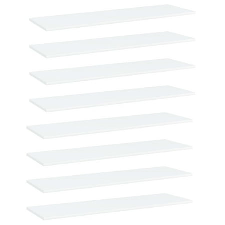

WONISOLI Bookshelf Boards 8 pcs White 39.4 x11.8 x0.6 Chipboard