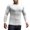 White, variant on Wotryit Mens Shirts Mens T Shirt Long Sleeve Slim Fit Round Neck Pullover Jacquard Small Square Versatile Knit Shirt Black 2XL