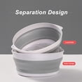 thumbnail image 2 of New Style Kitchen Fodable Double-Deck Drain Basket Home Lastics Multifunctional, 2 of 8