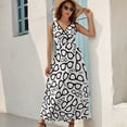 thumbnail image 6 of Smart Glasses Pattern Sleeveless Dress clothes elegant women's dresses for wedding elegant chic wedding evening dresses, 6 of 6