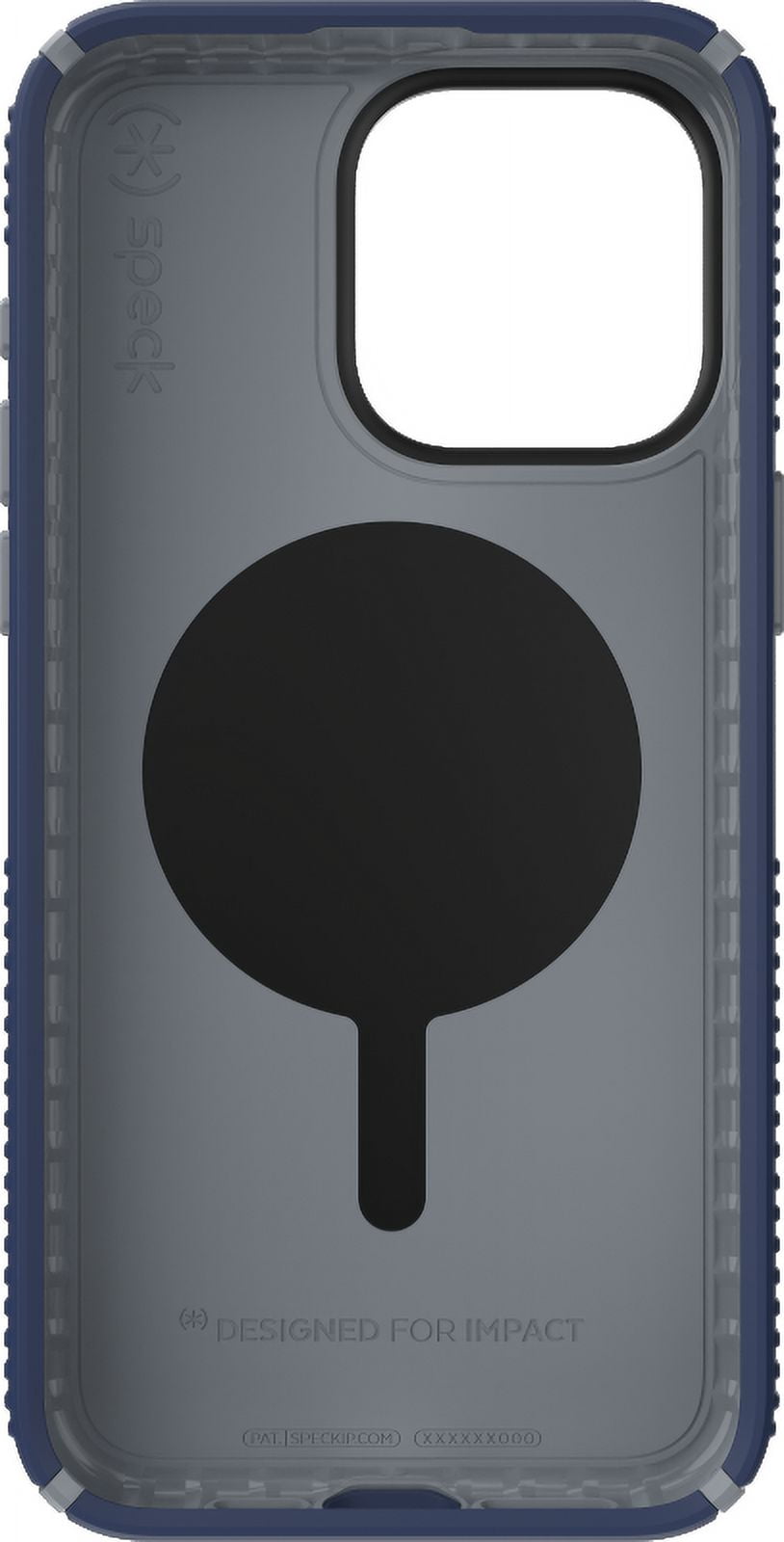 Speck iPhone 15 Pro Max Case-Presidio2 Grip-ClickLock-MagSafe-6.7 Inch Phone Case-Coastal Blue/Dust Grey/White