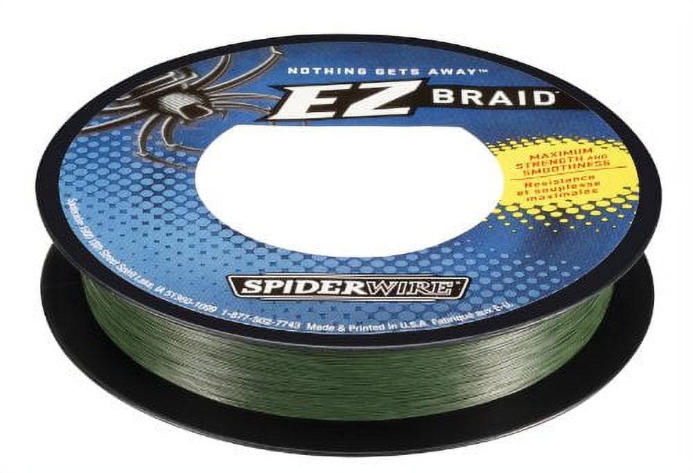 Spiderwire Ez Braid Moss Green 110 Yds. - 15 Lbs., Braid