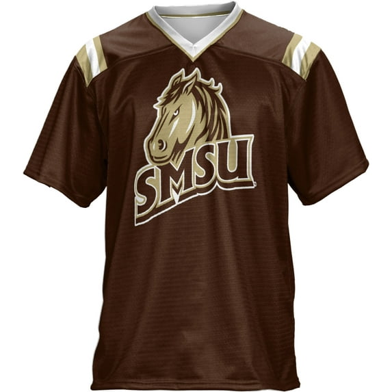 Men's Southwest Minnesota State University Goal Line Football Fan Jersey