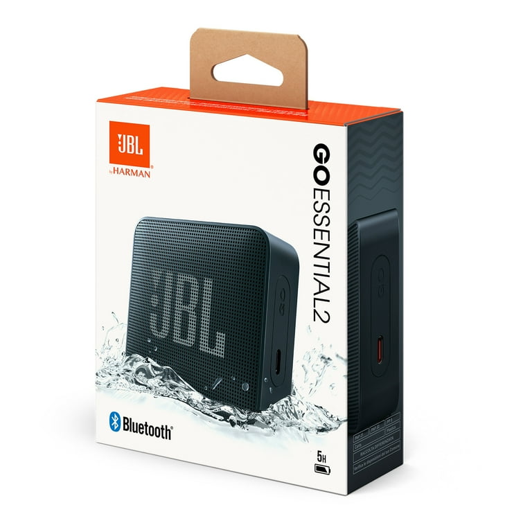 JBL Go Essential 2 - Portable Waterproof Speaker - Blue - Walmart.com