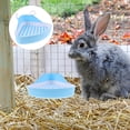 thumbnail image 2 of Shisuyan Small Animal Triangle Toilet Potty Trainer Pet Corner Litter Training Tray for Hamster Cat Bunny, 2 of 8