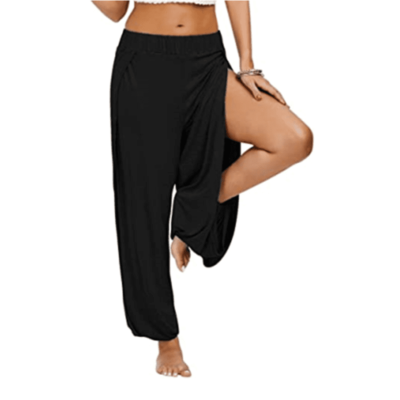 Women's High Slit Harem Yoga Pants 