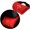 C. Red Ver. 2, variant on Car Headrest Neck Pillow Support Ergonomic, with Valve Stem Covers Accessory for Driving Seat Fatigue Relief Compatible with Model S X 3 Y & Cybertruck - 1 Piece